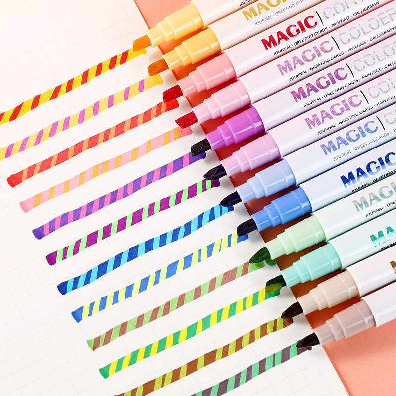 مجموعة أقلام تحديد متغيرة الأل - مراجعة Pastel Highlighter Set Double Ended وسعره
