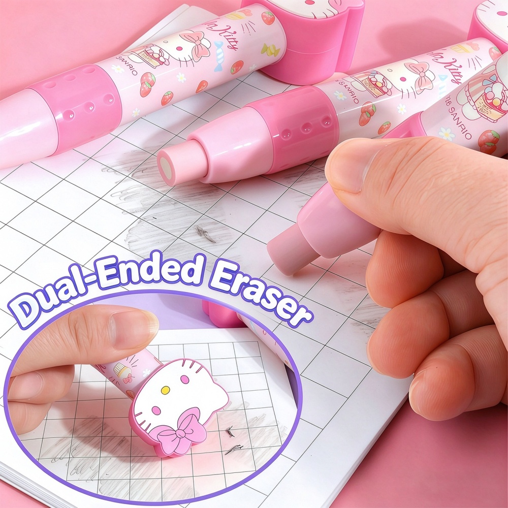 ممحاة قابلة للسحب بتصميم ثلاثي - مراجعة Retractable Eraser Pen Click وسعره